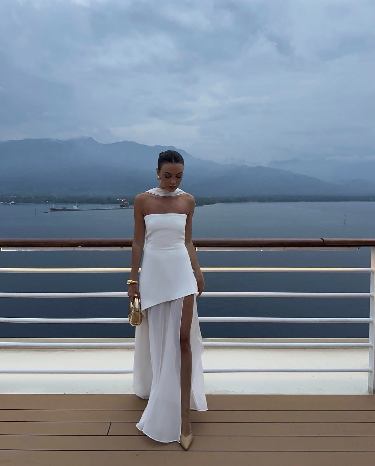 Valerie | Robe longue asymétrique