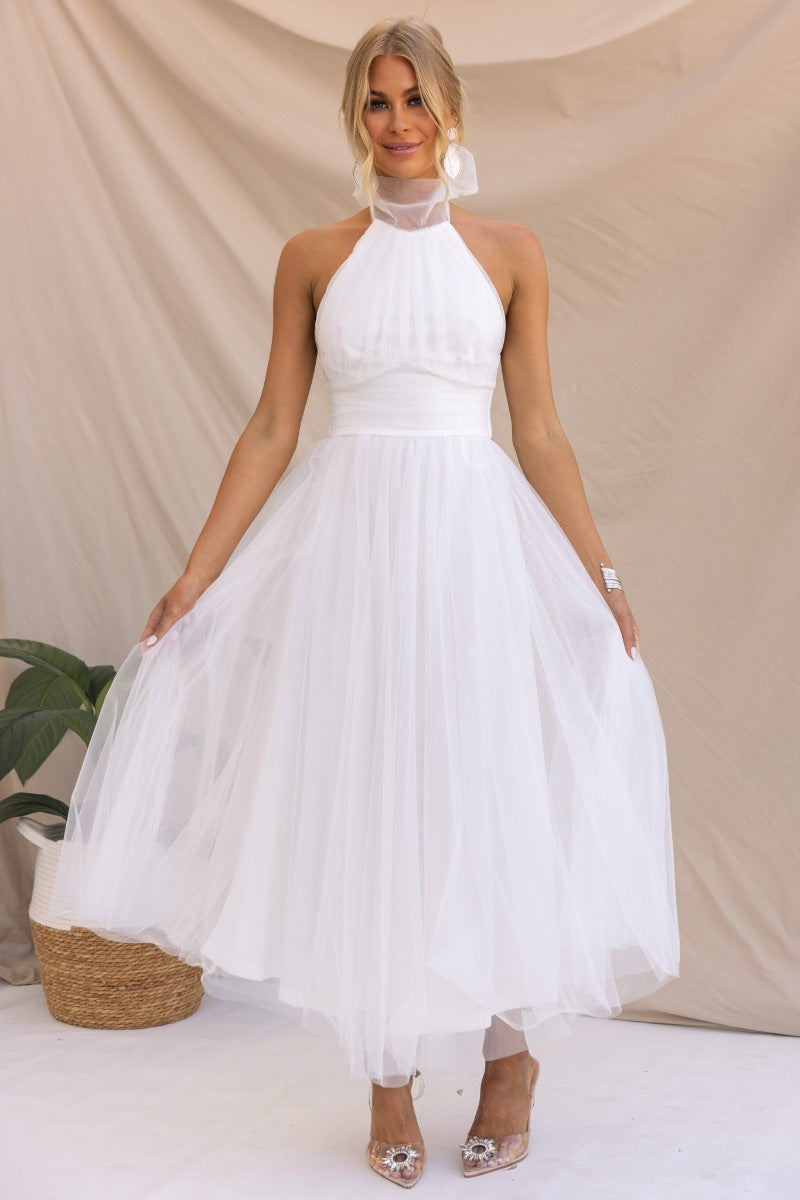 Sadie | Robe longue en fin tissu