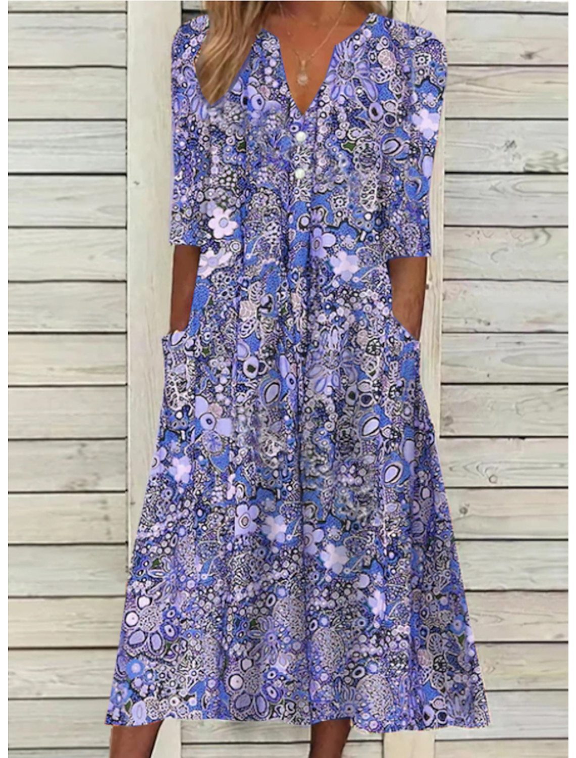 WILLOW | ROBE D'ÉTÉ ÉLÉGANTE AVEC COUVERTURE DU VENTRE