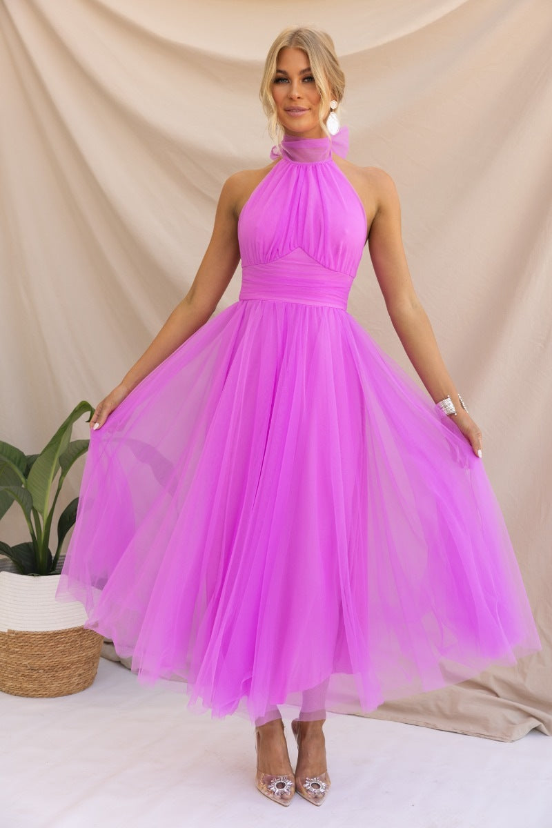 Sadie | Robe longue en fin tissu