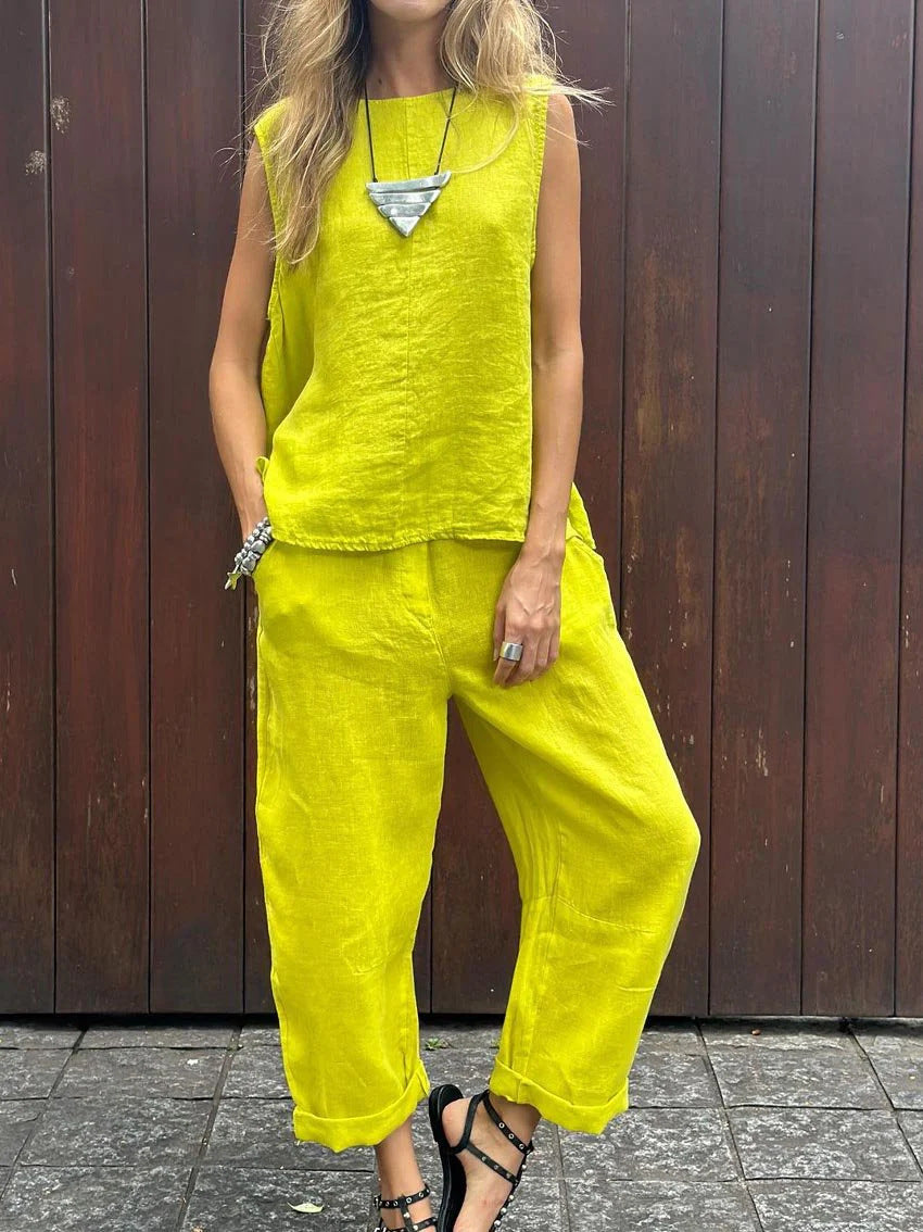 🌿 Sabrina™ | Ensemble Deux Pièces Léger et Élégant