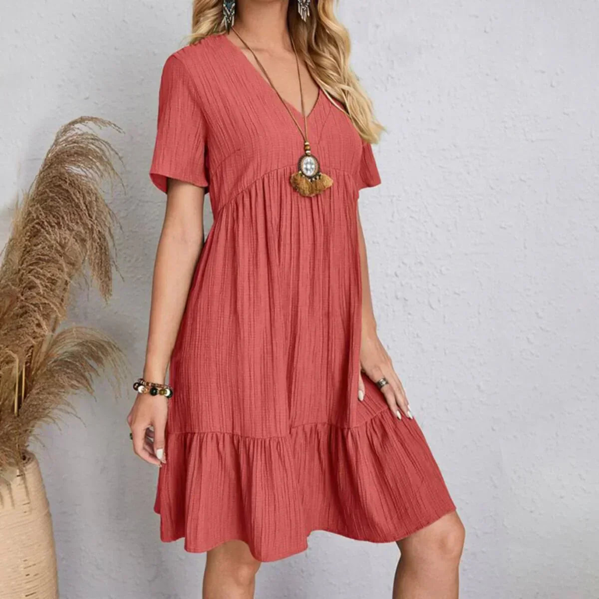 Olivia | Robe midi élégante