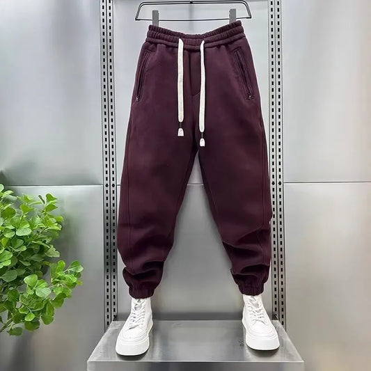 Pantaloni Sportivi in Velluto Elegante