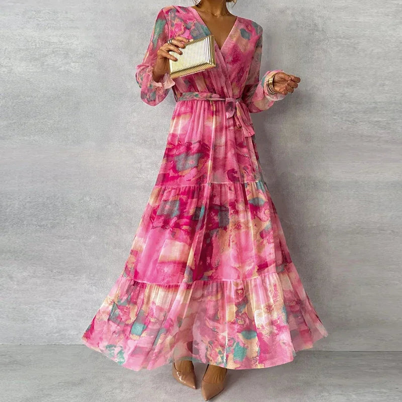 Robe Fleurie Fait Main Élégante Grace™
