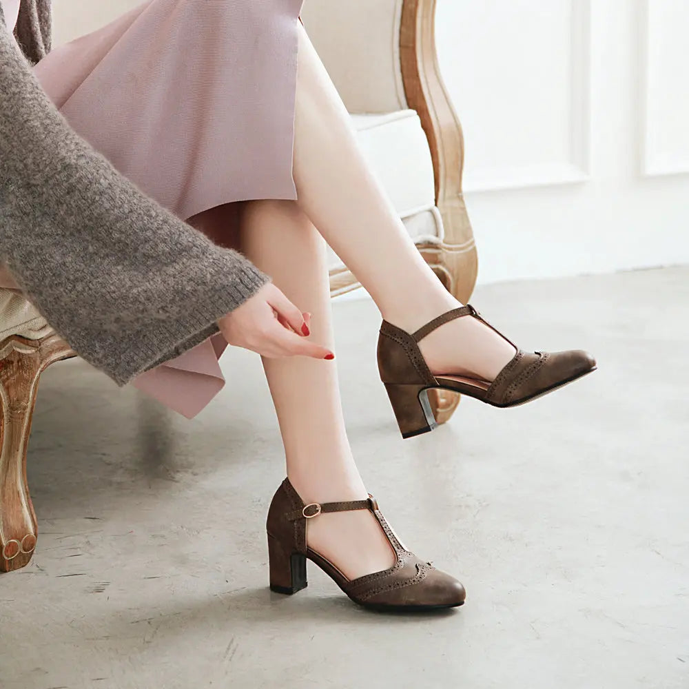 Aimy - Talons moyens épais et confortables
