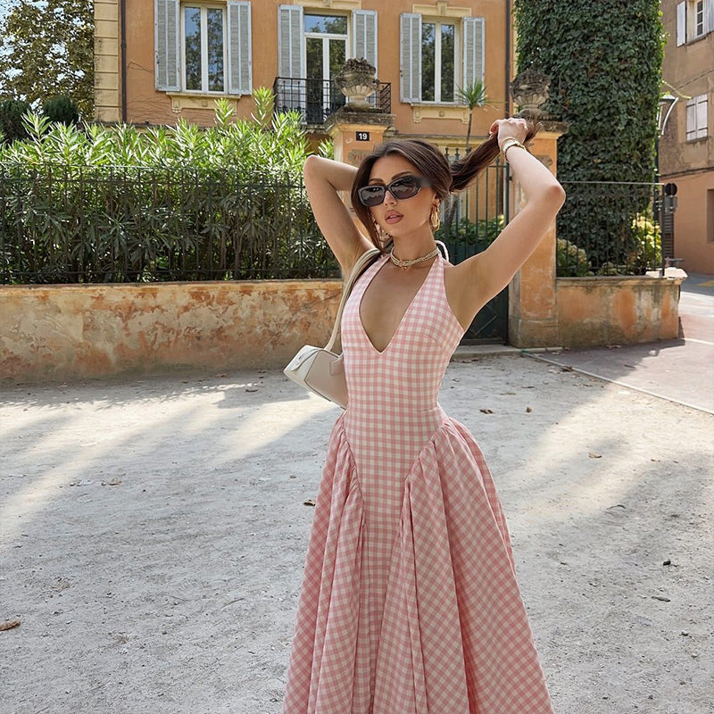 Romina | Robe Mi-Longue Imprimée