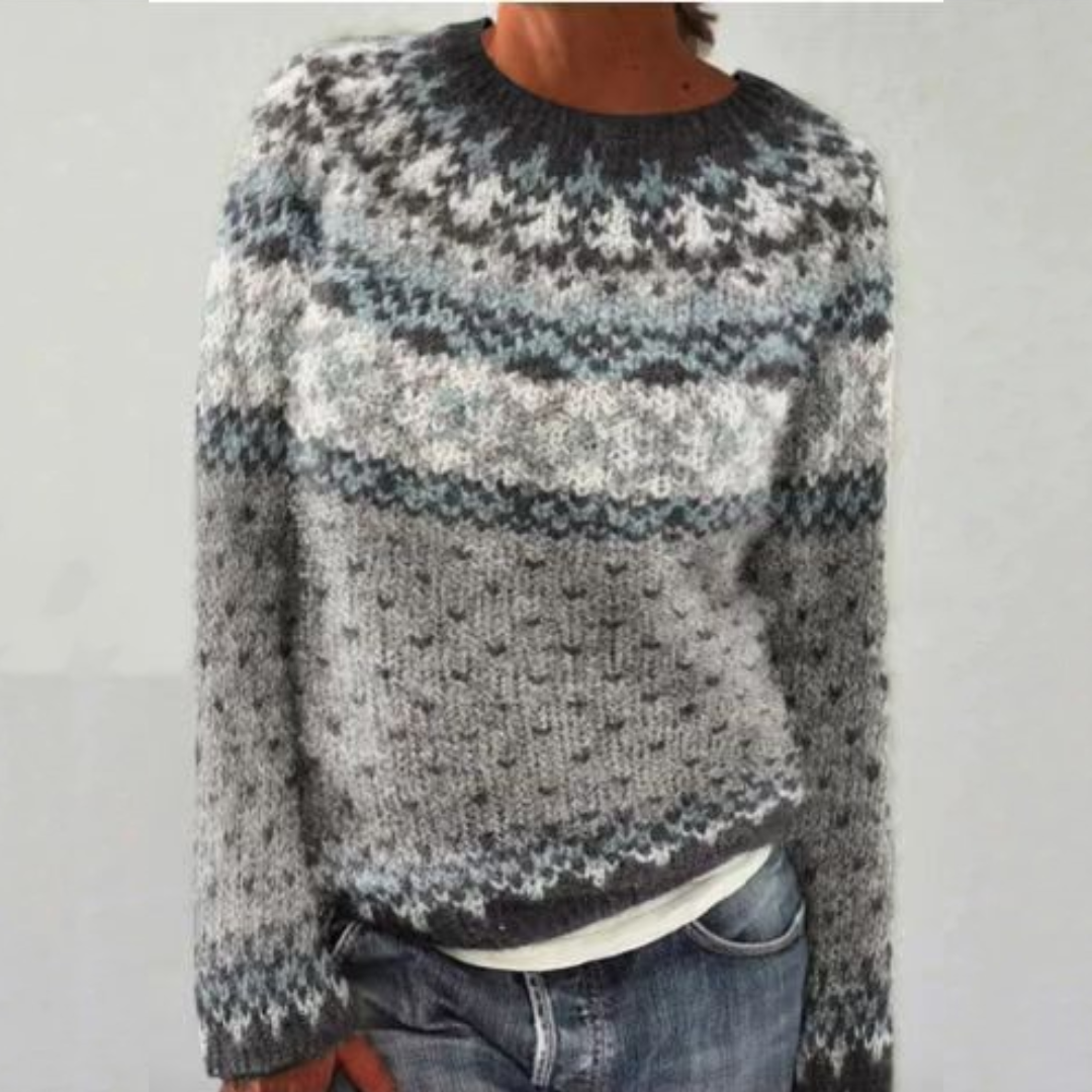 Silvia™ - Pull-over rétro