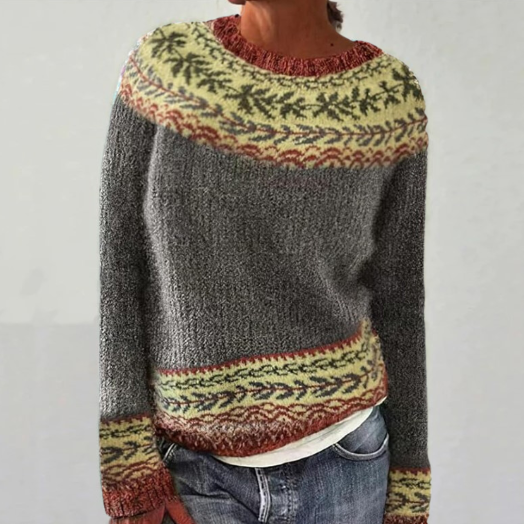 Lara™ - Pull-over rétro confortable