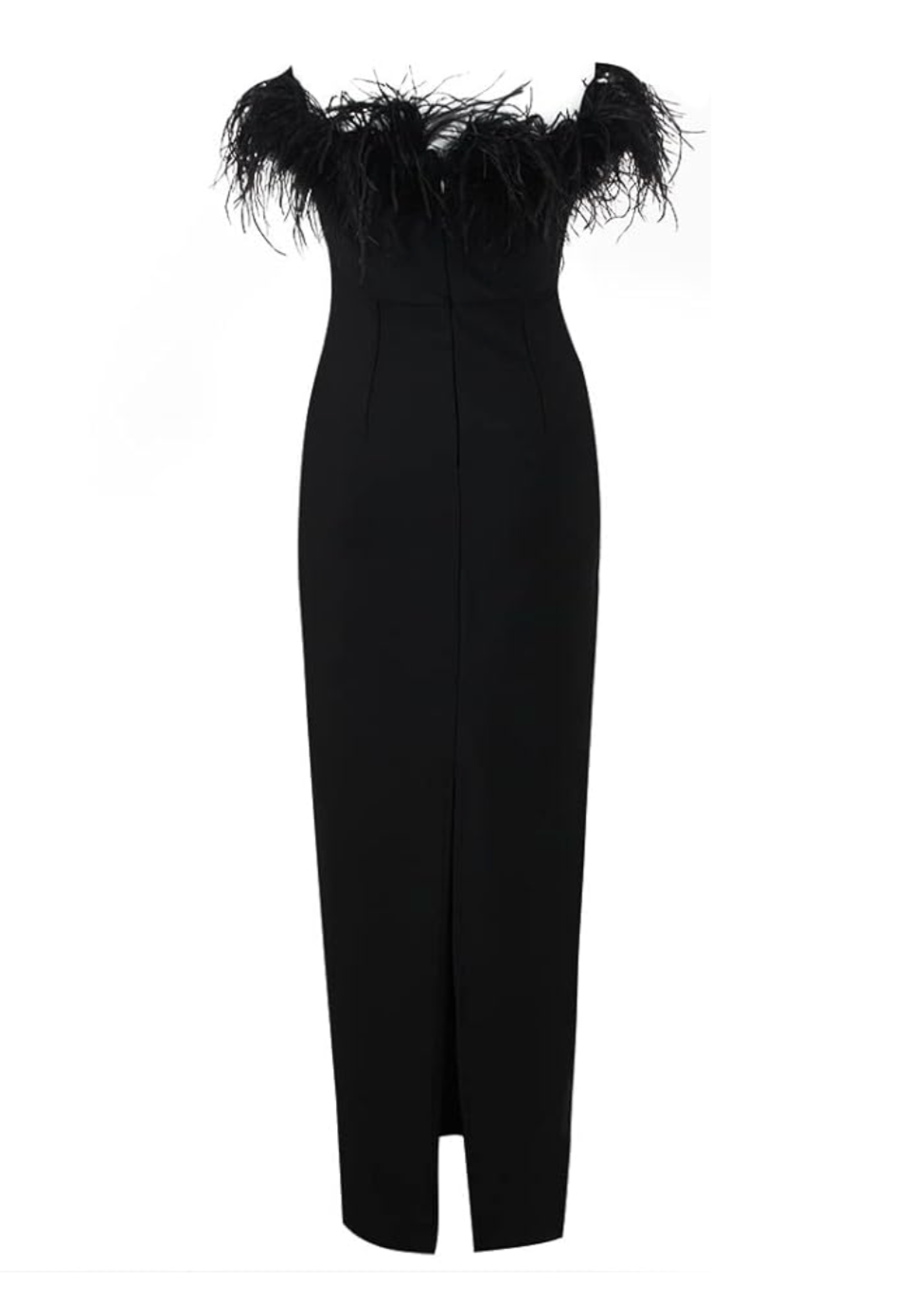 Anastasia | Élégante Robe à Plumes