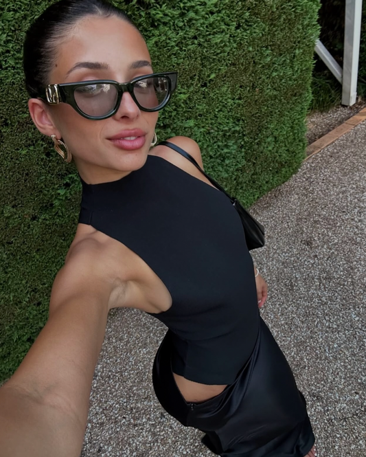 Faye | Robe longue asymétrique