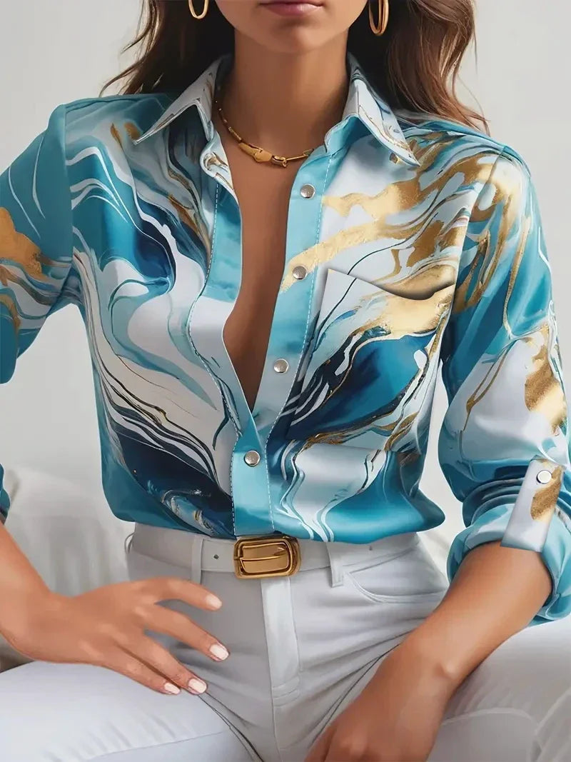 Chemise en satin Eloura Flow