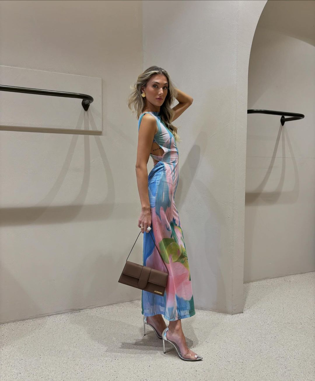 Nola | Robe longue pastel