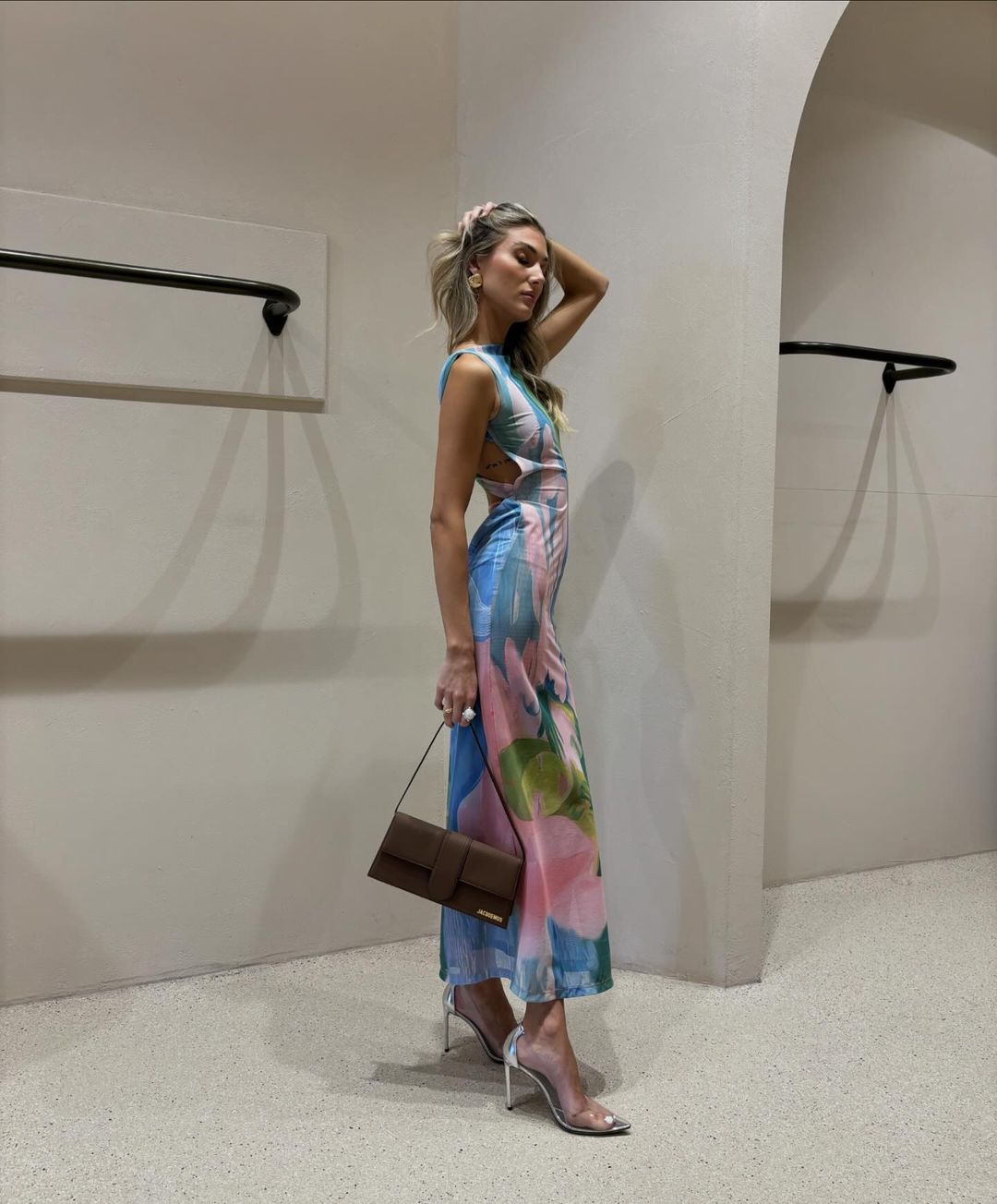 Nola | Robe longue pastel