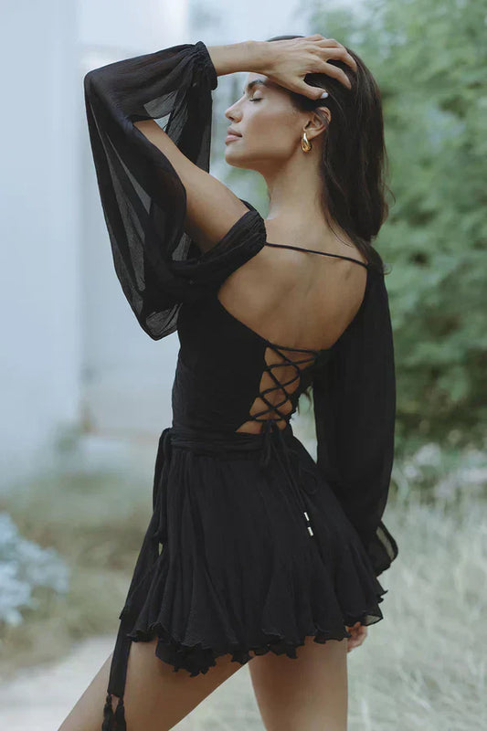 Layla | Mini-robe ludique avec manches ballon
