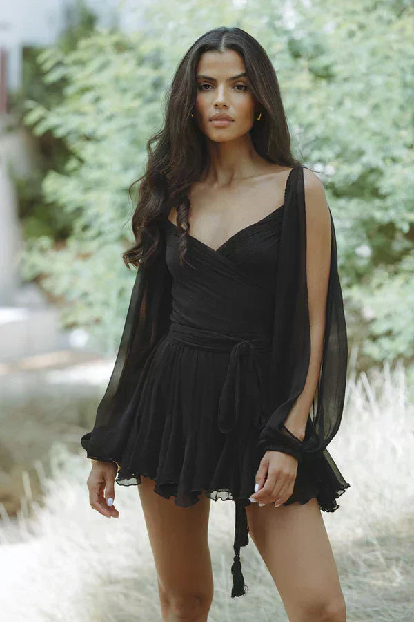 Layla | Petite robe ludique avec manches ballon