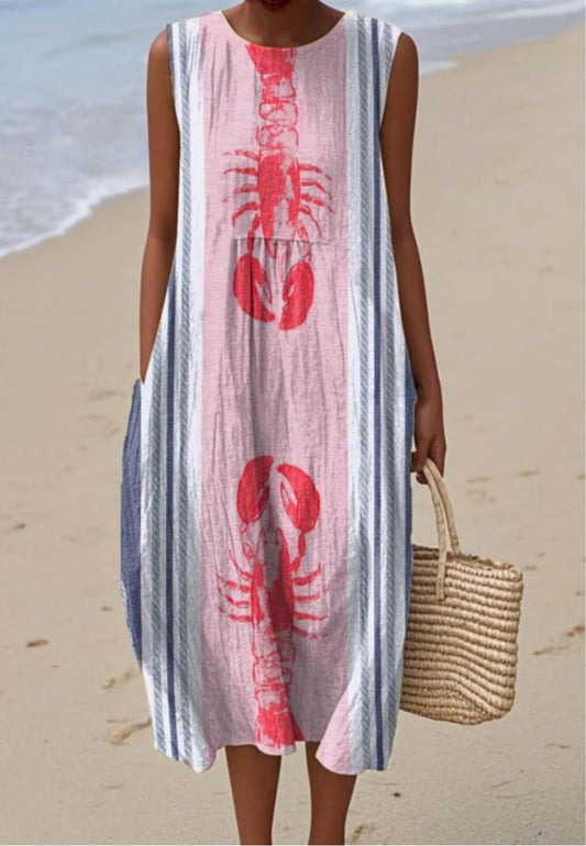 Amélie | Robe Homard Coquette
