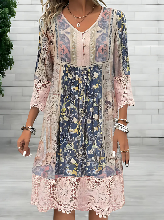 Tamara | Abito Bohemien Lussuoso e Fluttuante (Disponibilità Limitata)