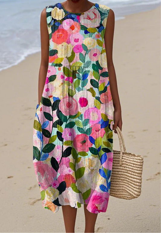 Gabrielle | Robe Fleurs Portefeuille