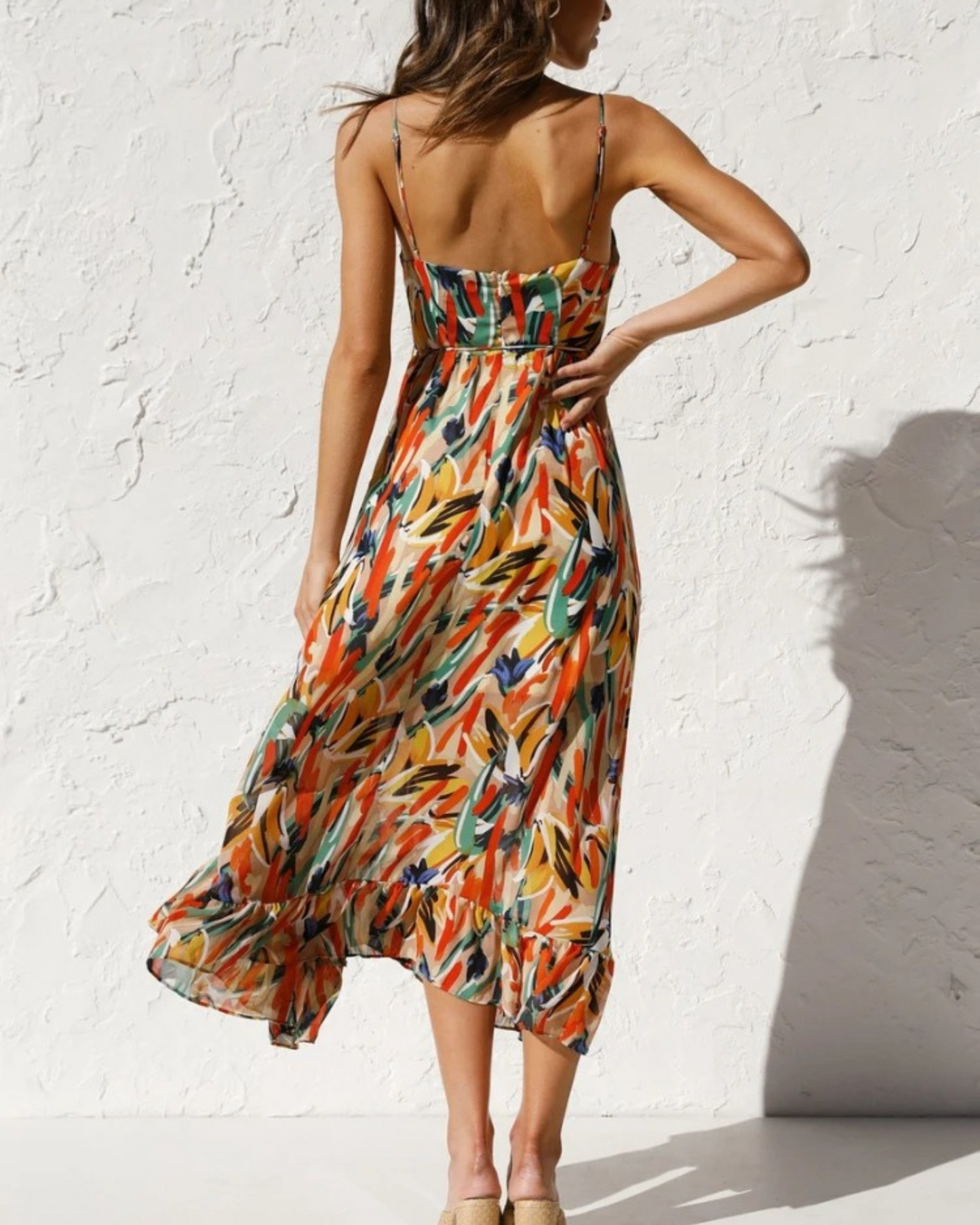 ZANA - ROBE MIDI COLORÉE