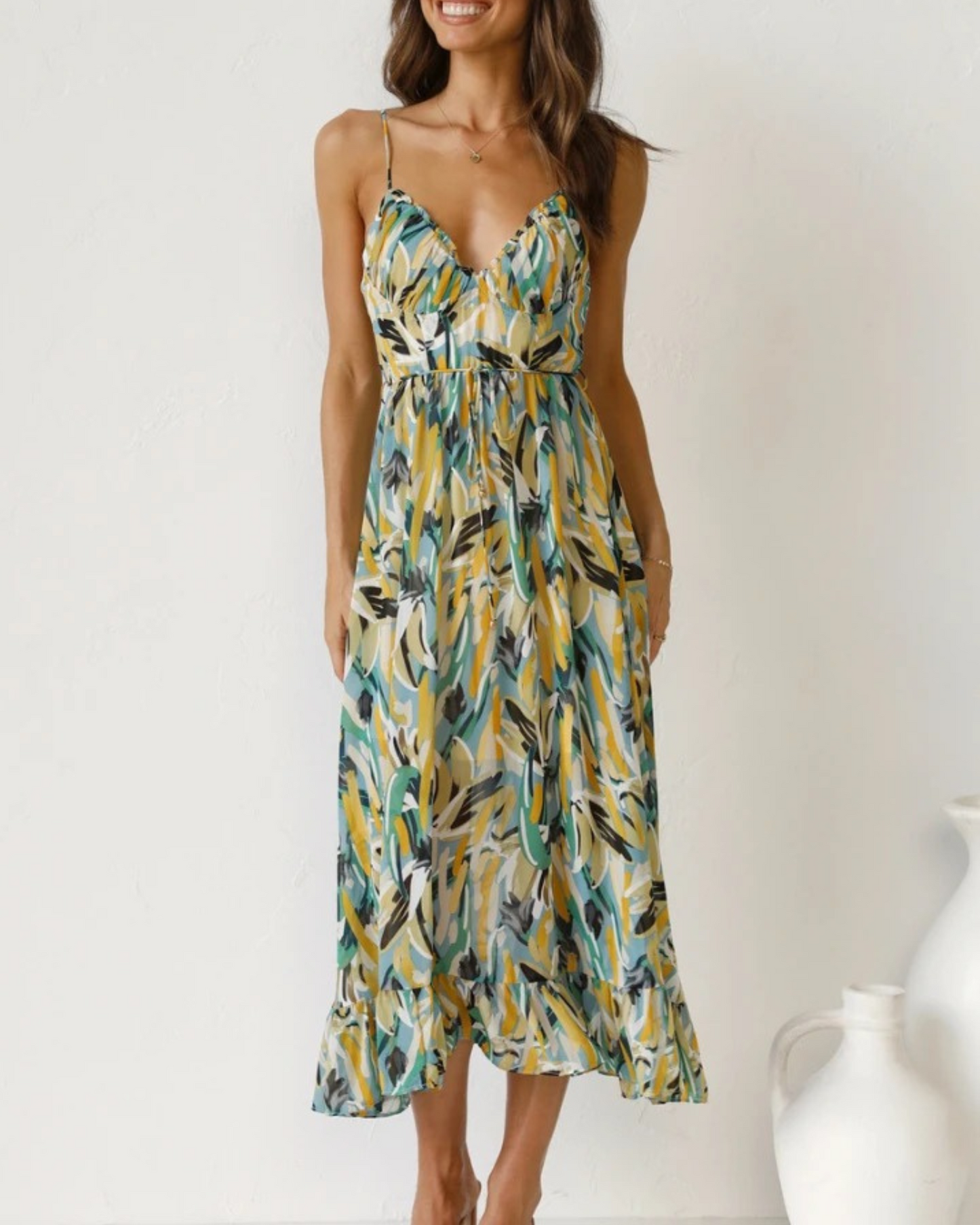 ZANA - ROBE MIDI COLORÉE
