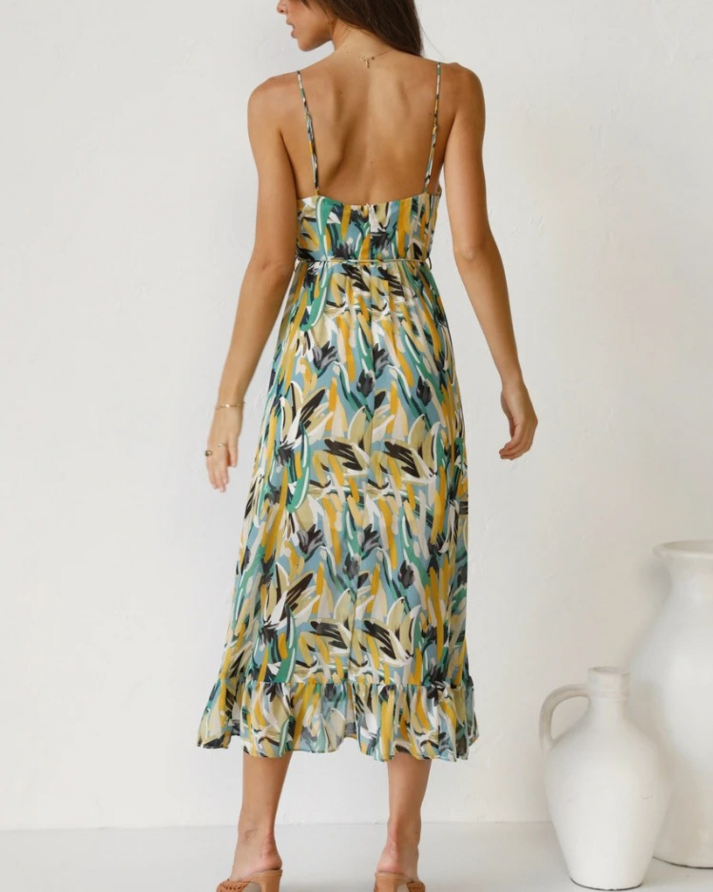 ZANA - ROBE MIDI COLORÉE