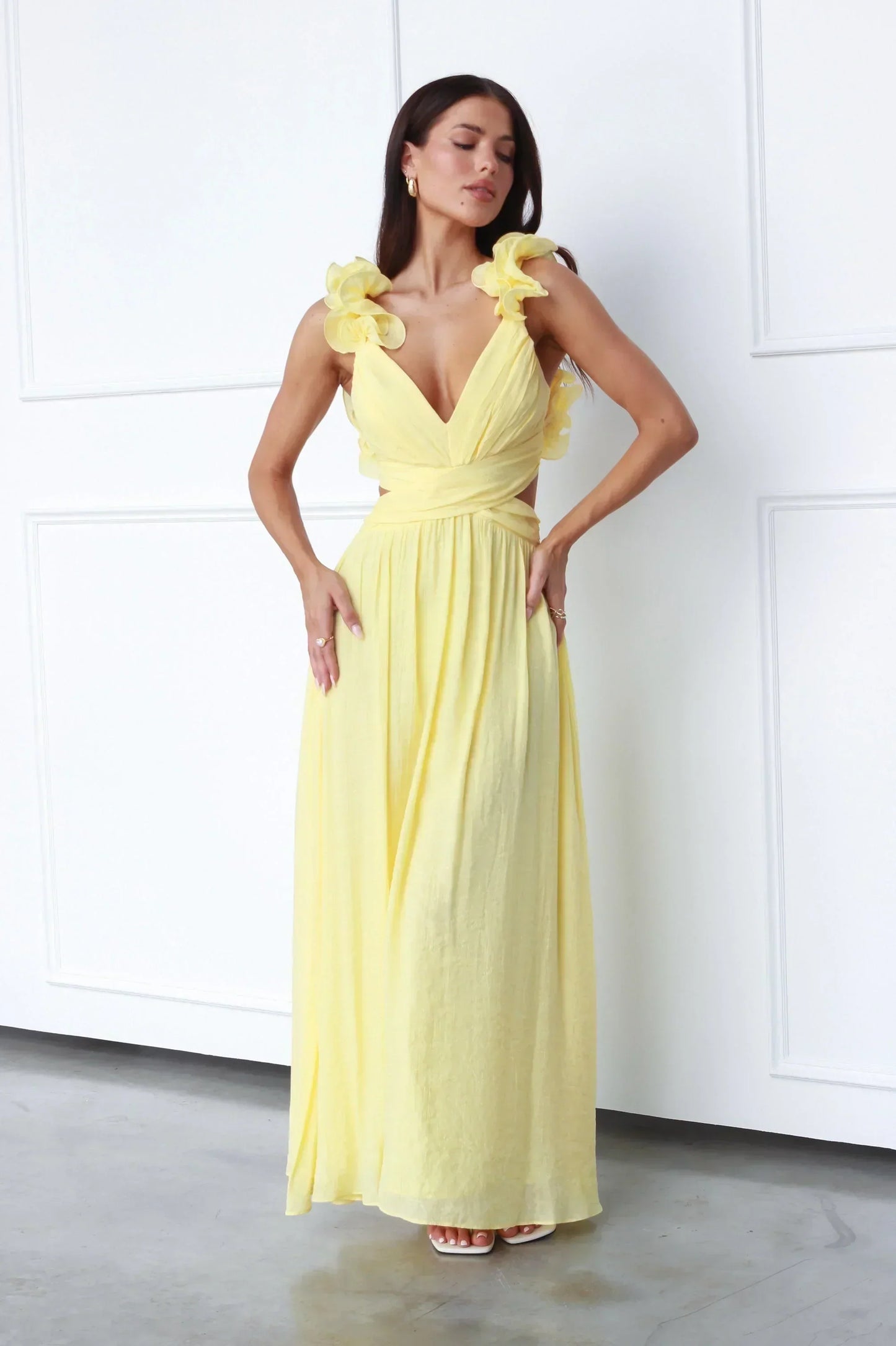 Vanessa | Robe longue élégante sans dos