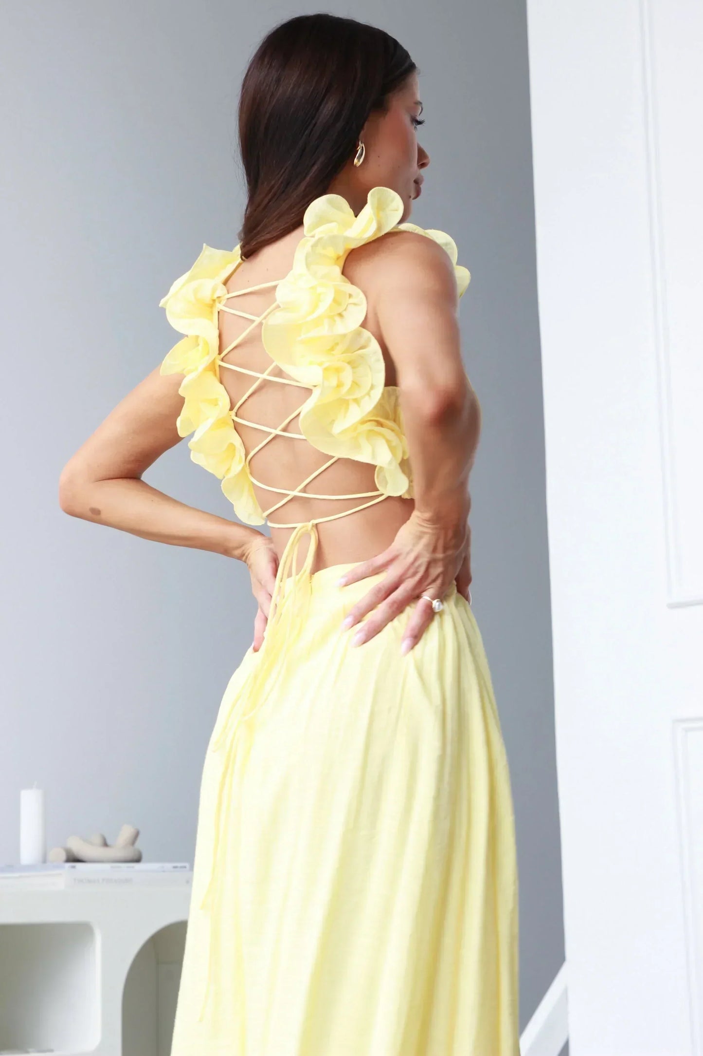 Vanessa | Robe longue élégante sans dos