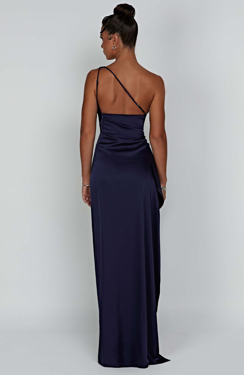 Skye | Robe longue en velours côtelé
