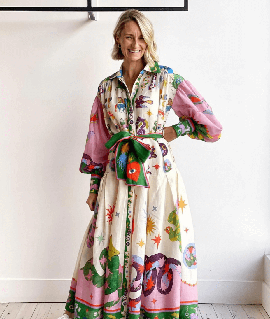 Dorthe™ | Robe Maxi Italienne Élégante