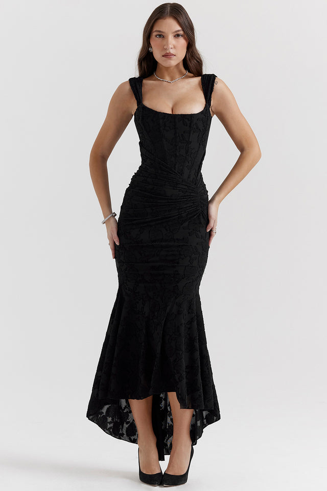 Sienna | Robe mi-longue élégante