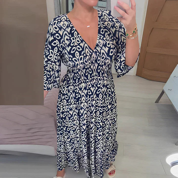 Frieda | robe légère sans manches d'été avec décolleté en V