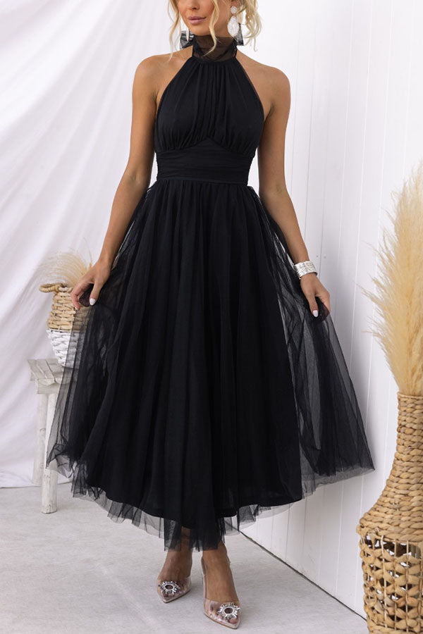 Sadie | Robe longue en fin tissu