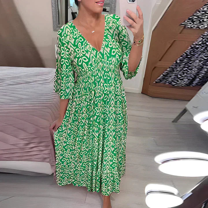 Frieda | robe légère sans manches d'été avec décolleté en V
