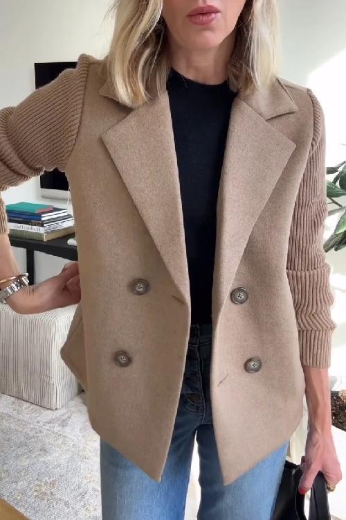 Alesia - Blazer chic et décontracté à boutons