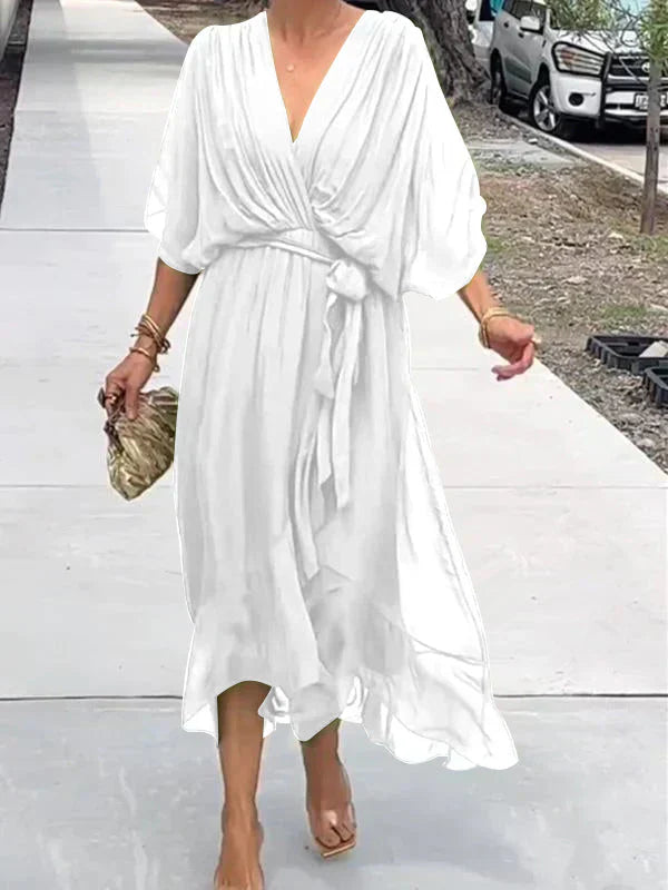 DARIA | ROBE LÉGÈRE AVEC ENCOLURE EN V