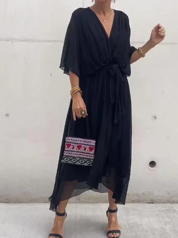 DARIA | ROBE LÉGÈRE AVEC ENCOLURE EN V