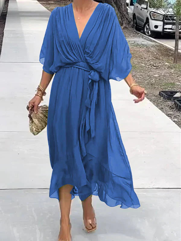 DARIA | ROBE LÉGÈRE AVEC ENCOLURE EN V