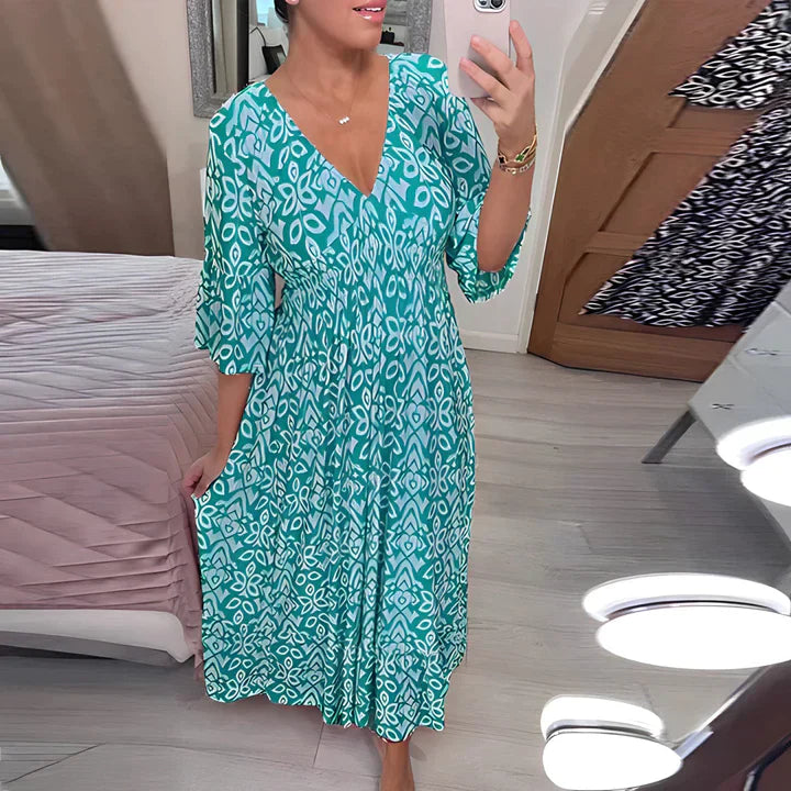 Frieda | robe légère sans manches d'été avec décolleté en V