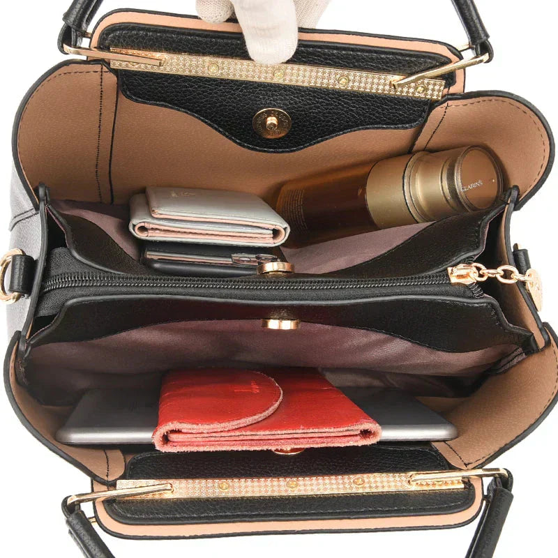 Zuri - 3-Layer Large Capacity Handbag
