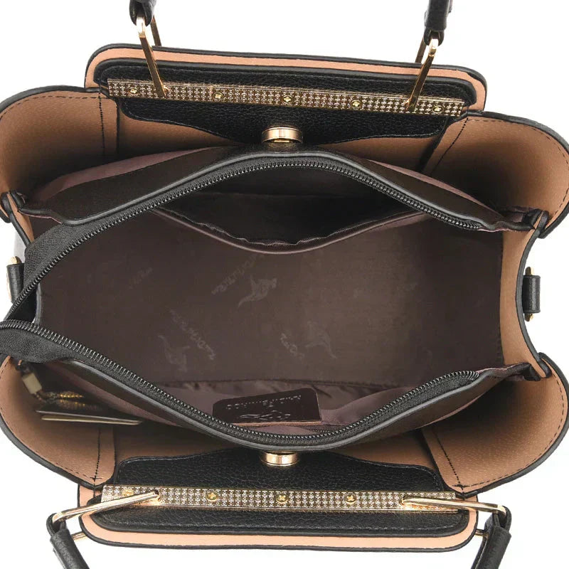 Zuri - 3-Layer Large Capacity Handbag