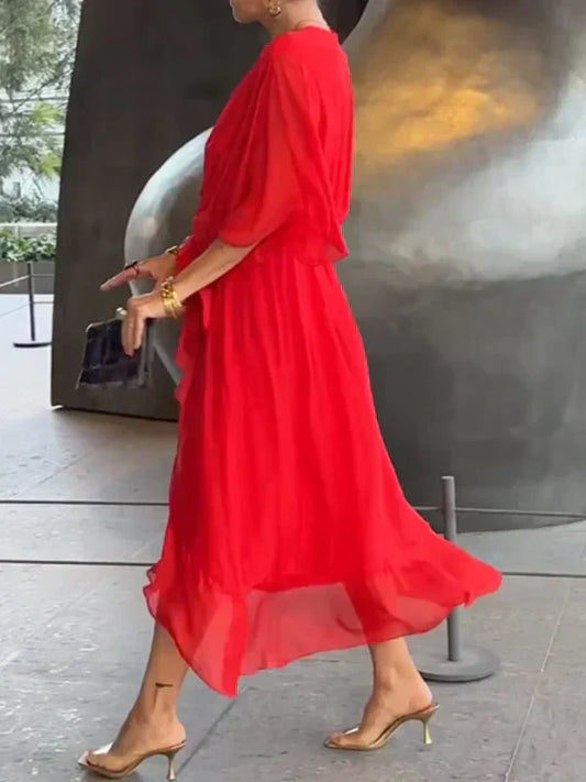 DARIA | ROBE LÉGÈRE AVEC ENCOLURE EN V