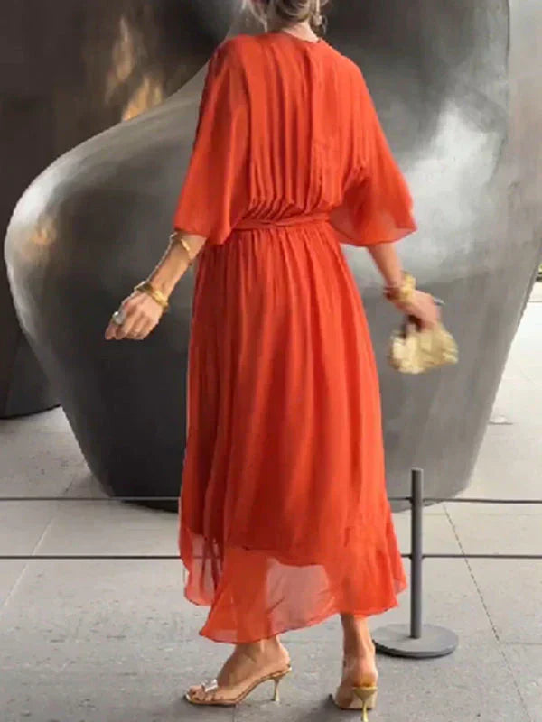 DARIA | ROBE LÉGÈRE AVEC ENCOLURE EN V