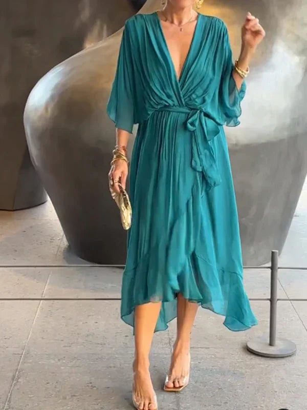 DARIA | ROBE LÉGÈRE AVEC ENCOLURE EN V