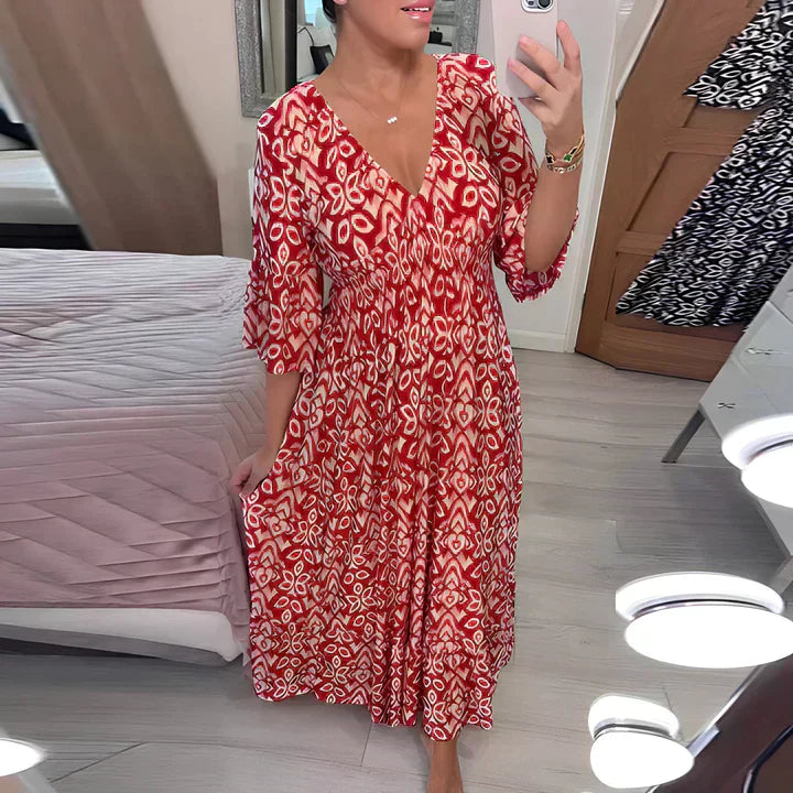 Frieda | robe légère sans manches d'été avec décolleté en V