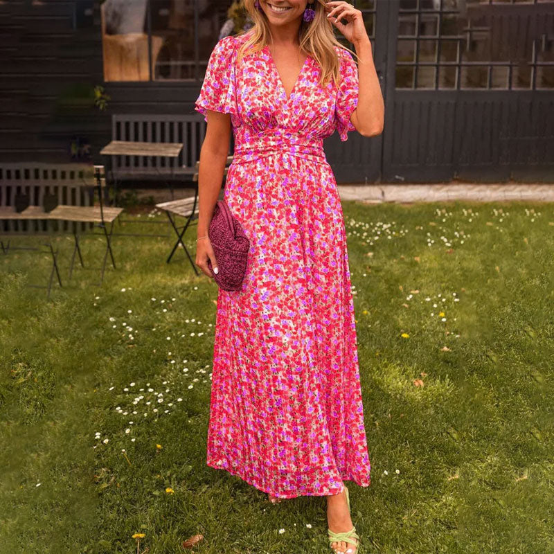 Romy | Robe d'été avec encolure en V