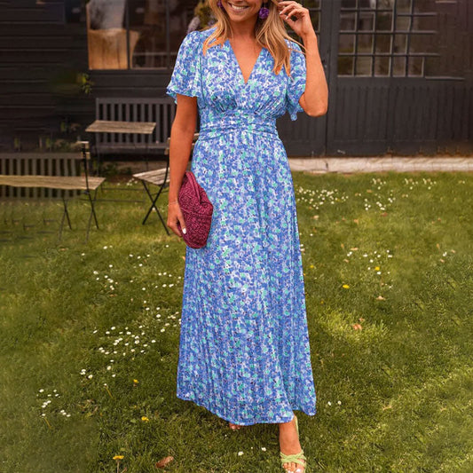 Romy | Robe d'été avec encolure en V