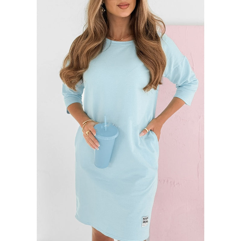 Mira | Robe avec manches 3/4 et poches