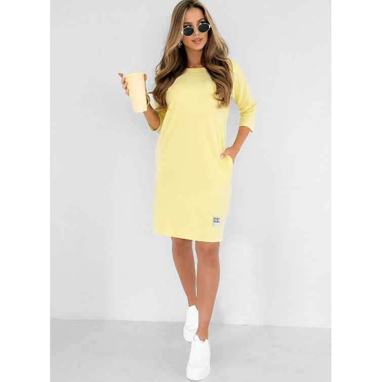 Mira | Robe avec manches 3/4 et poches