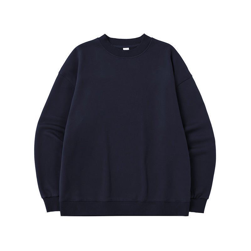 Sweatshirts classiques unisexes à col roulé pour un confort quotidien et un style minimaliste en molleton