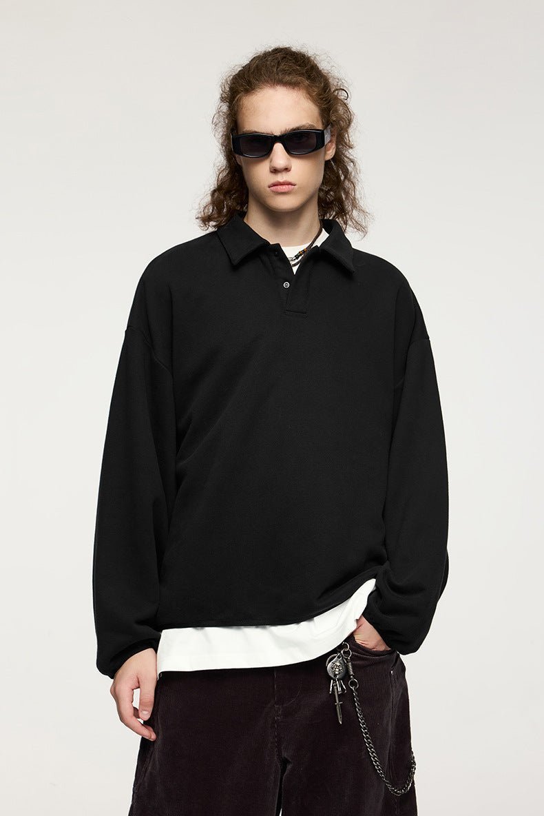 Sweatshirts unisexes haut de gamme à col polo et fermeture à glissière pour le confort et la chaleur au quotidien.